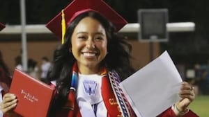 Dozens gather to protest college student taken into ICE custody following traffic stop