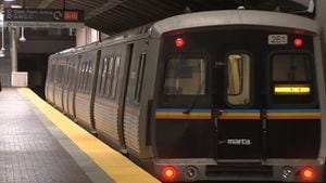 MARTA station shut down for hours after person hit by train