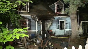 Family and dog escape house fire in East Point