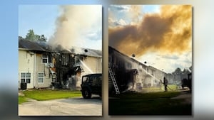 Union City town homes burn in fire at Oakley Commons Boulevard