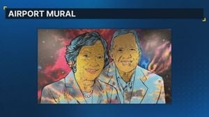 New mural of Jimmy and Rosalynn Carter unveiled at Atlanta airport
