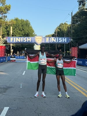 AJC Peachtree Road Race winners in Women's and Men's Elite divisions represent the same country