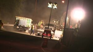 Part of Buford Spring Connector remains closed as crews finish repairing cracks