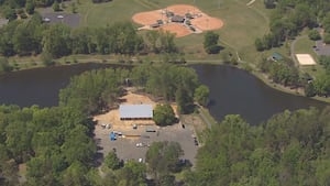 Crews dredge pond at south Charlotte park