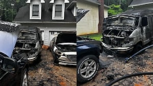 Vehicle fire under investigation in Huntersville