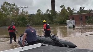 Asheville firefighter honored with medal after Hurricane Helene rescue