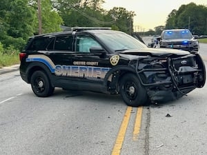 Deputies searching for chase suspect accused of ramming patrol vehicle