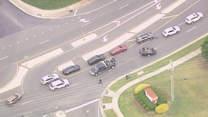 1 hurt in crash involving school bus, car in southwest Charlotte, officials say