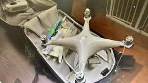 Drone intercepted at local prison; 3 arrested, contraband seized
