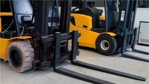Deputies arrest 2 suspects after stolen forklift, truck found