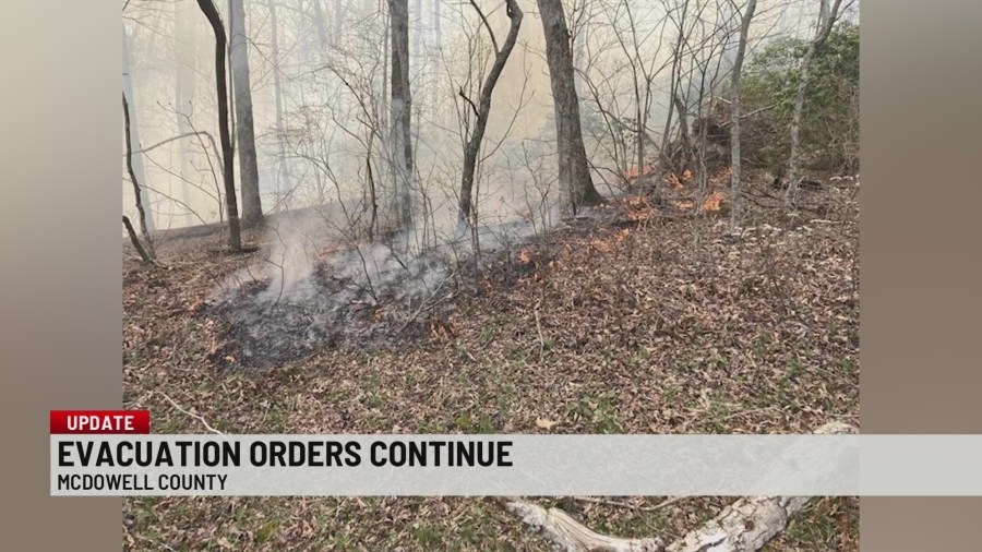Bee Rock Creek fire reaches 1,000 acres in McDowell Co.