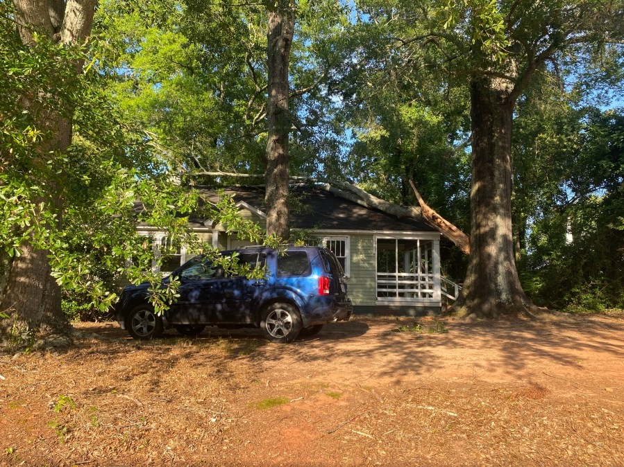 Anderson cleans up after Saturday storm knocked out power and trees
