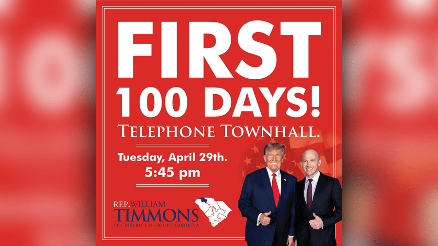 After much demand, U.S. Rep. William Timmons to host telephone town hall