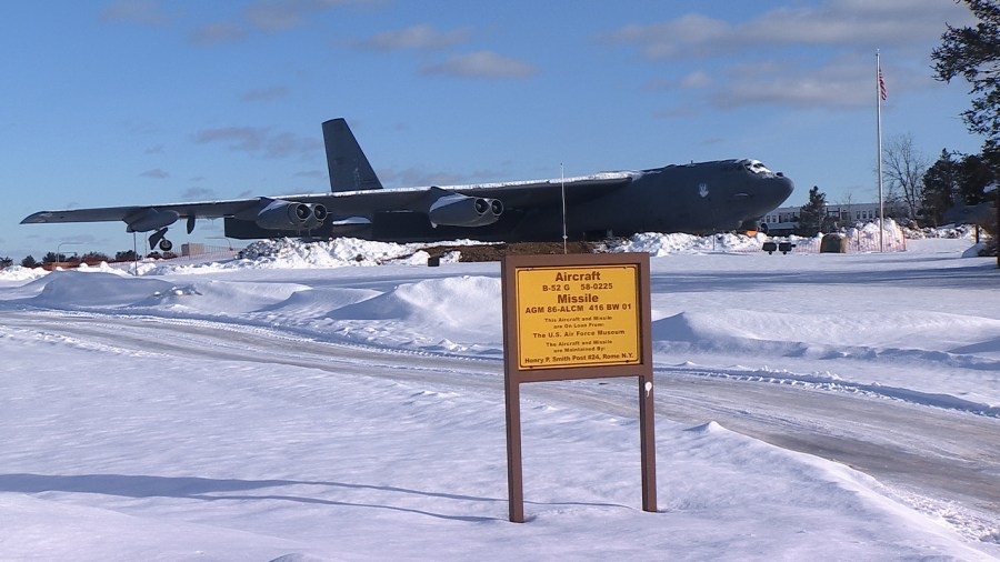 Rome's B-52 bomber to be restored to its former glory; Oneida County allocating $150,000 for repairs