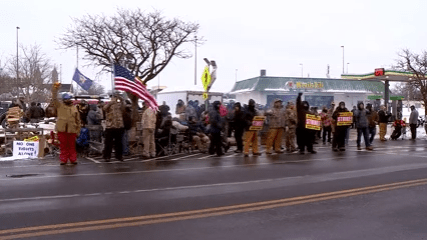 Day three of Auburn Correctional Facility employees joining statewide strike
