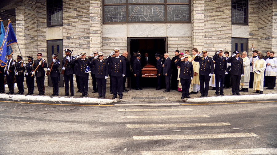 ‘I could just picture him as one of my brothers': Ithaca Fire Department pays respects to fallen Binghamton firefighter
