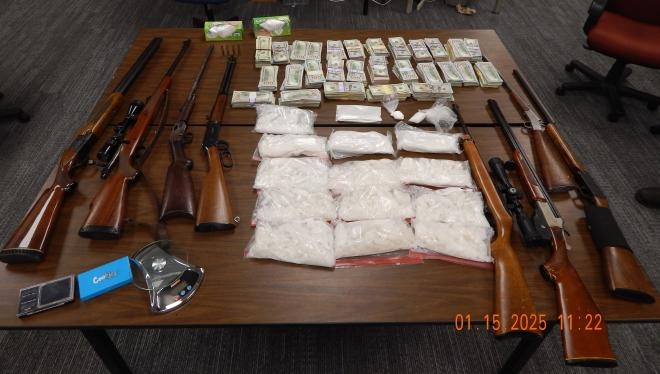 Meth, cocaine and guns seized in Oneida County drug bust