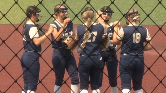 Albright's three-hitter sends Eagles to semifinals