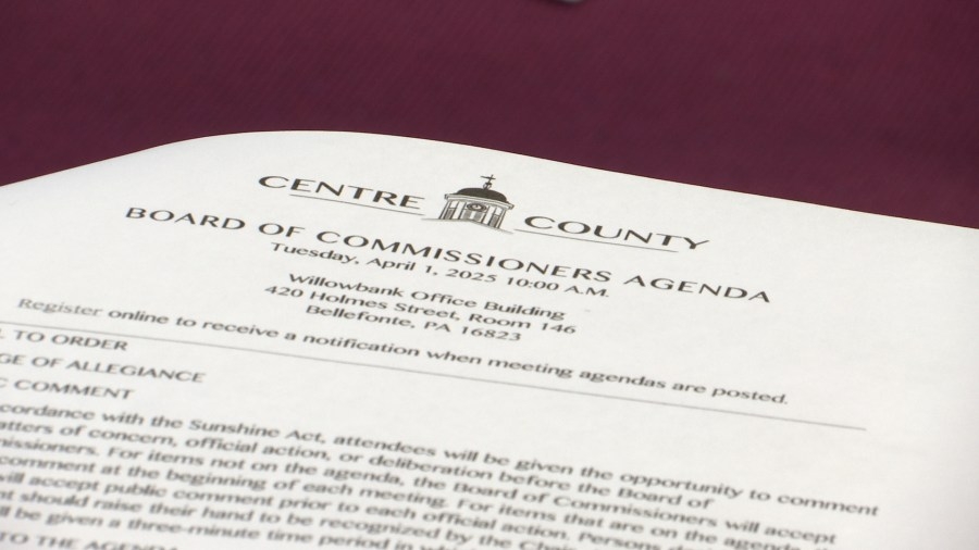 Centre County Commissioners recognize employees for their hard work and dedication