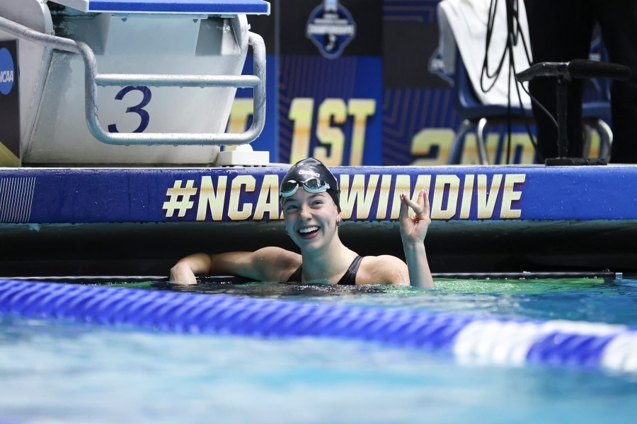Shackley tops all freshman at NCAA Swimming Championships