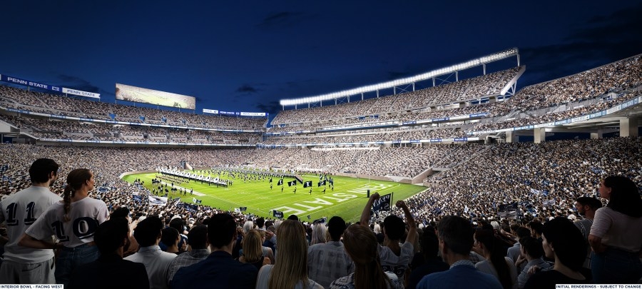 Penn State unveils Beaver Stadium renovation plans, upgrades