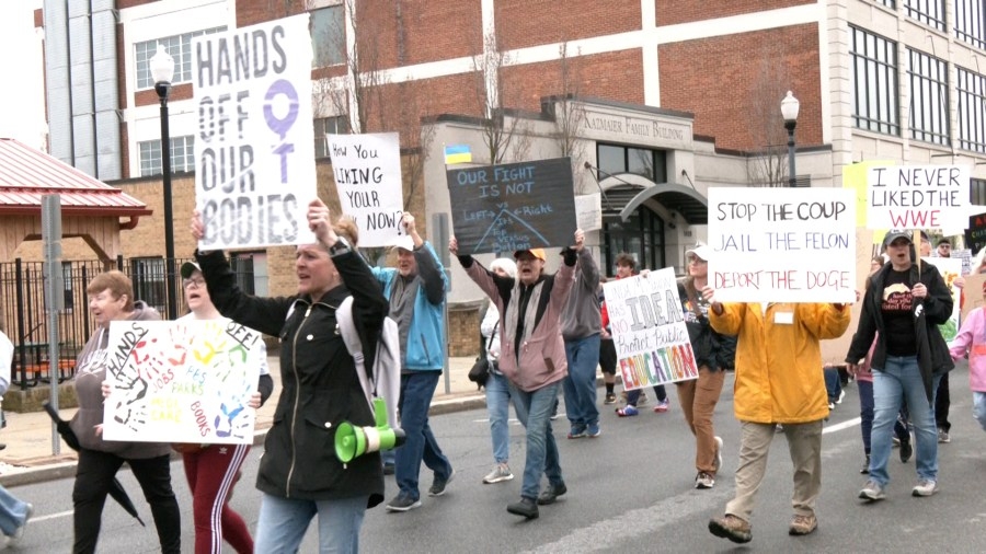 Hands Off 2025 movement marches in Altoona, State College
