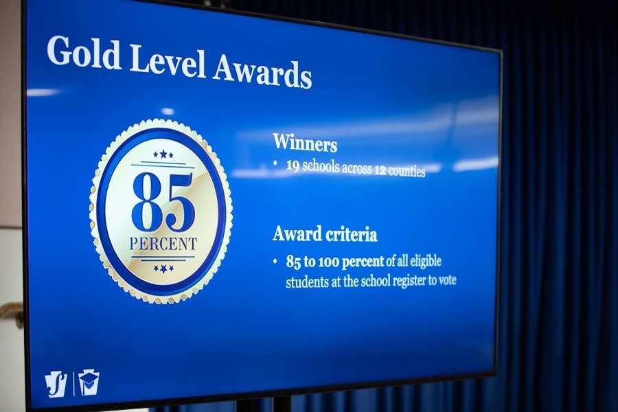 Central Pennsylvania schools, student earn awards for civic engagement
