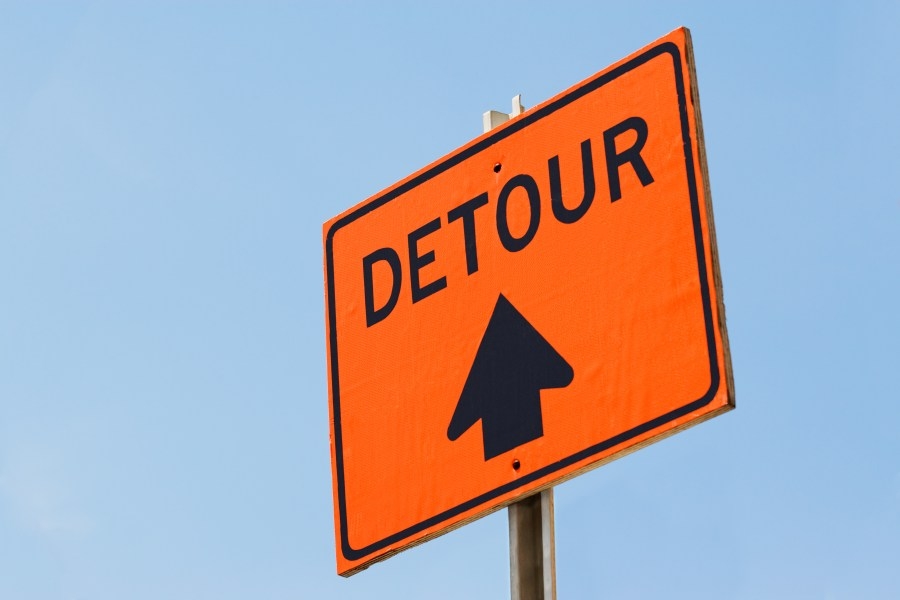 Water and sewer line work to close roads in Saint Marys