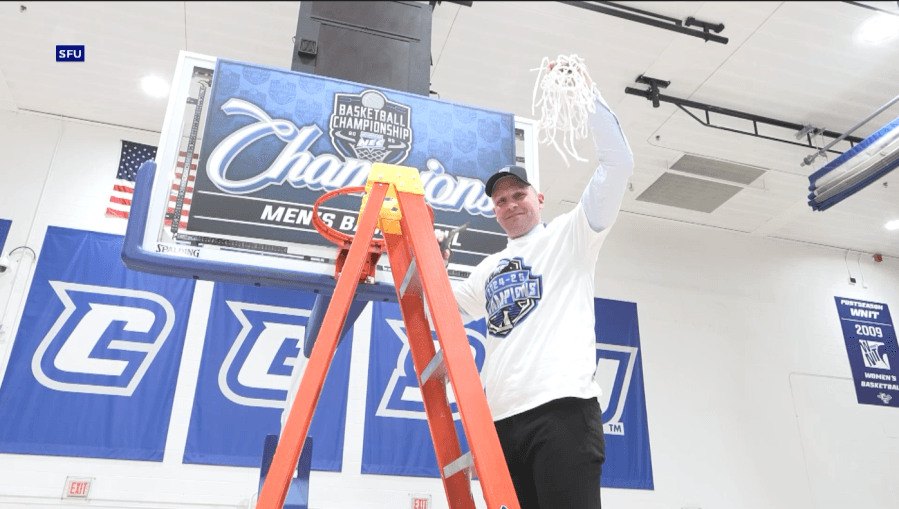 NCAA Tournament bound Saint Francis receives warm welcome back home