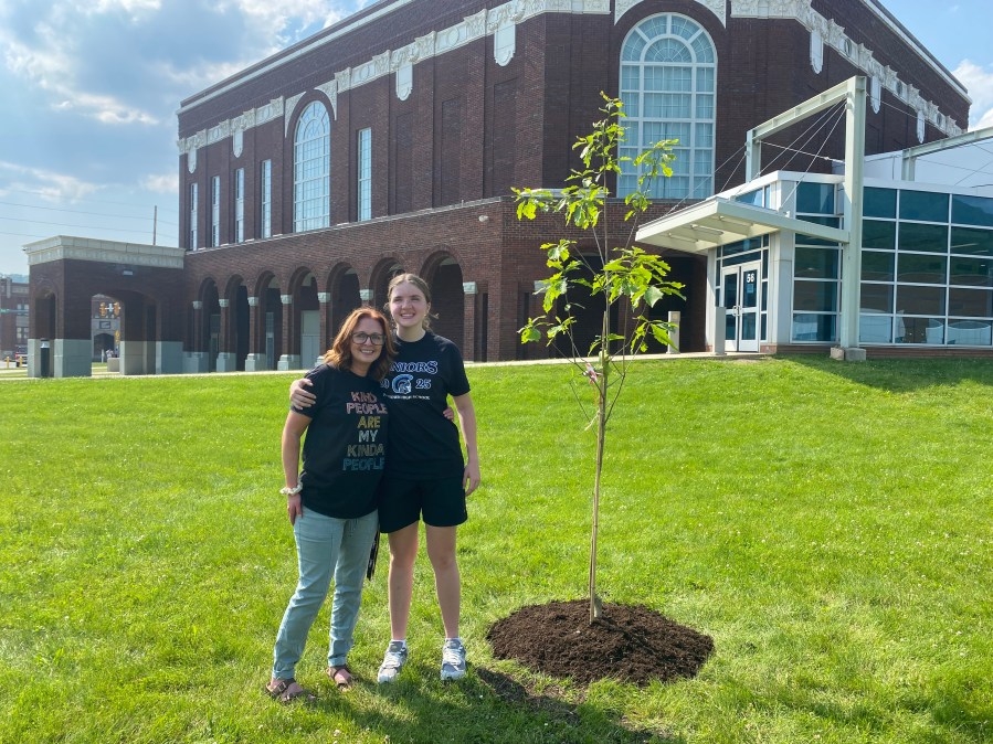Johnstown HS Senior plants tree to honor woman killed in DUI crash