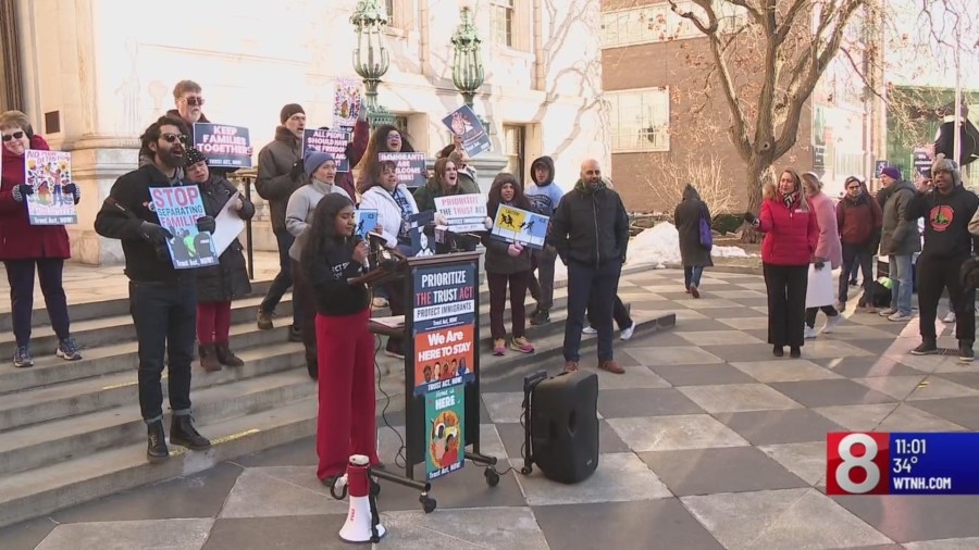 Advocates rally in Hartford to strengthen the Connecticut Trust Act