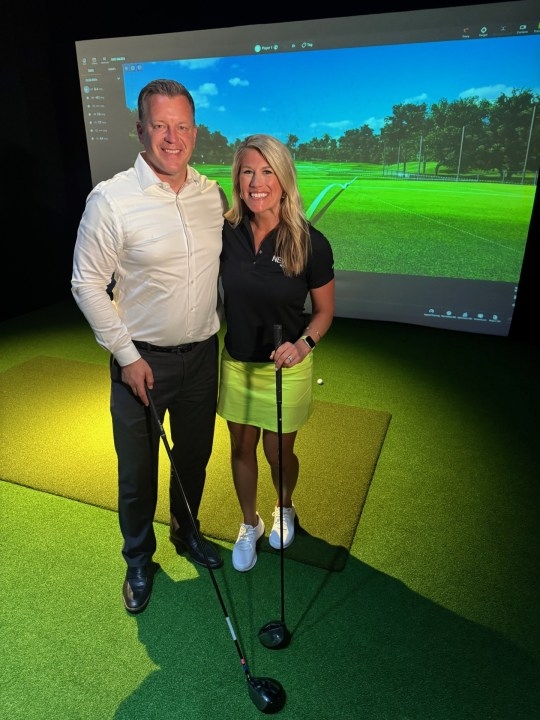 News 8's John Pierson, Laura Hutchinson take a swing for Looking Forward