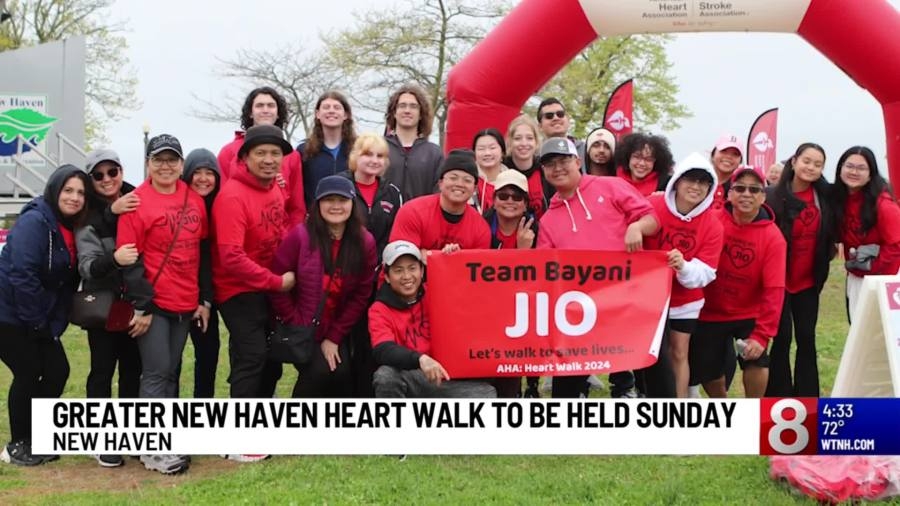 Walkers gear up for the Greater New Haven Heart Walk