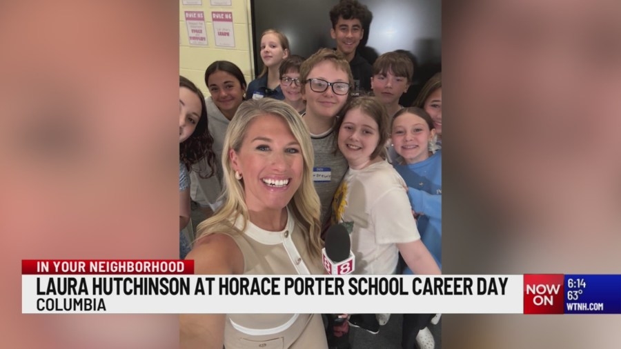 In Your Neighborhood: Laura Hutchinson visits career day at Horace Porter School in Columbia