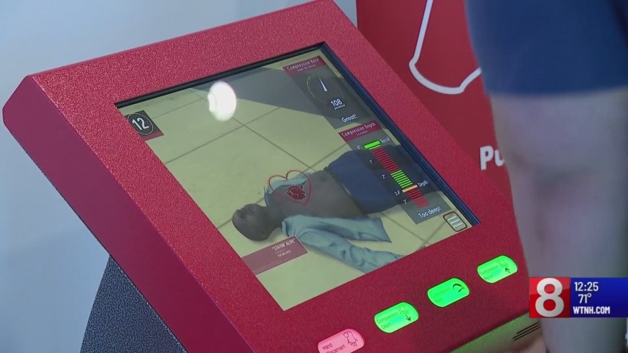 New kiosk at Quinnipiac University designed to teach CPR