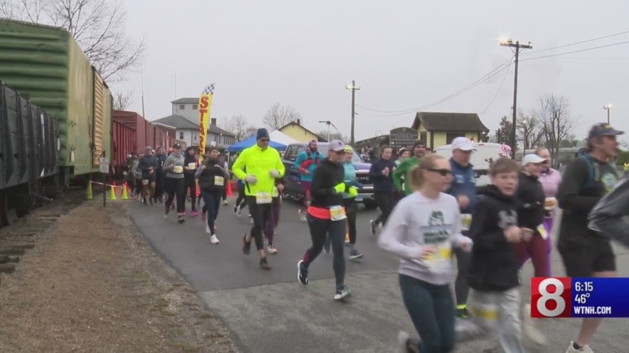 Relay race puts runners against steam train, benefits local causes