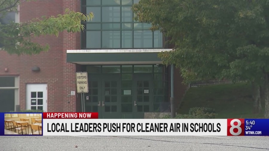 State leaders, officials push for clean air quality for Connecticut schools