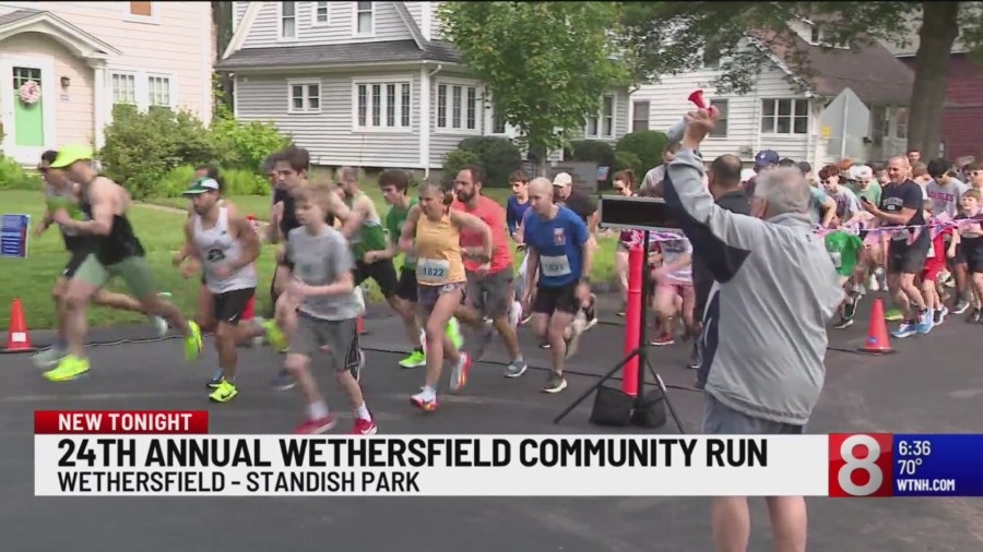 Runners take to Standish Park for Wethersfield Community Run
