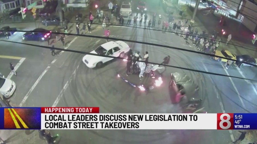Connecticut officials push for legislation surrounding street takeovers