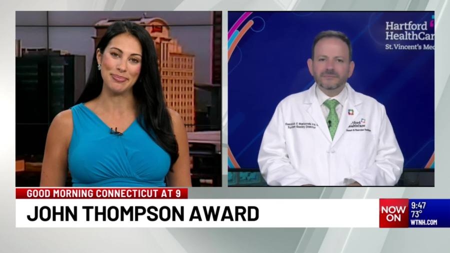 Hartford HealthCare recognized with John Thompson Award