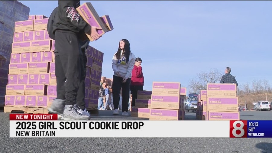 1.2 million Girl Scout Cookie packs arrive in state