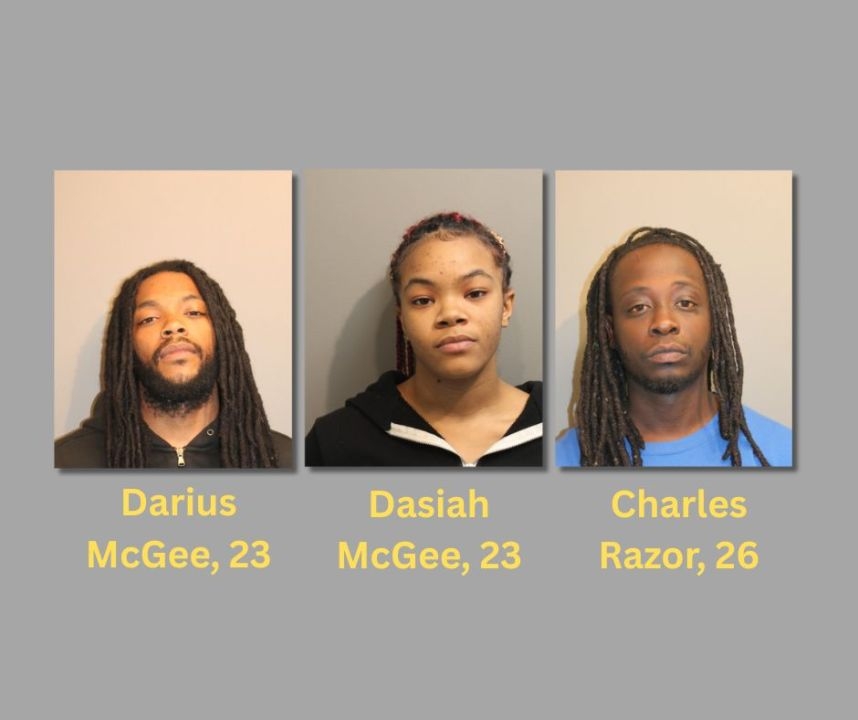 Three people arrested after Norwalk police find guns, drugs in vehicle
