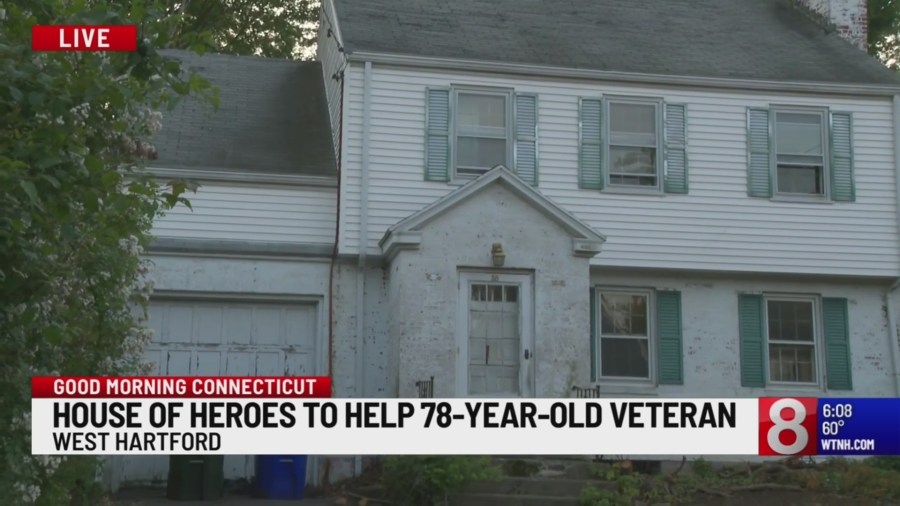 House of Heroes cleans 78-year-old veteran's home