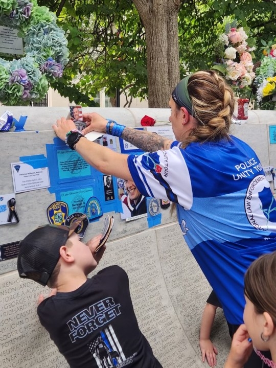 Connecticut officers, loved ones bike 300 miles to D.C. for National Police Week