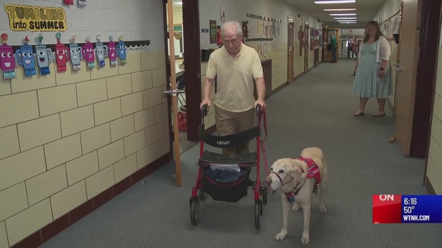 What's Right With Schools: Bristol students raise money to help Man with ALS get new service dog