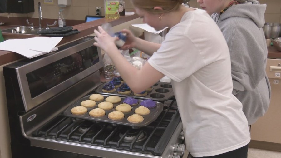 North Boone High School hosts ‘Cupcake Wars' baking competition for culinary students