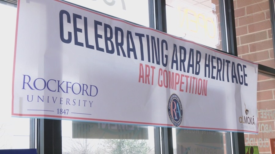 Rockford University, Almoka Coffee House host art show for Arab-American Heritage Month