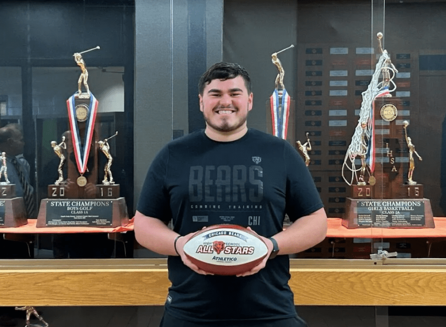 Chicago Bears select Byron's Nolan Brass for All-Star Award
