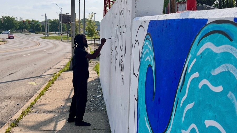 Meet the Rockford artist beautifying neighborhoods with murals