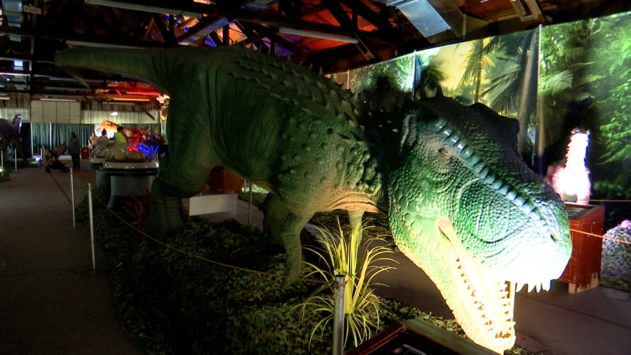 Dinosaur Adventure made its way to Terre Haute
